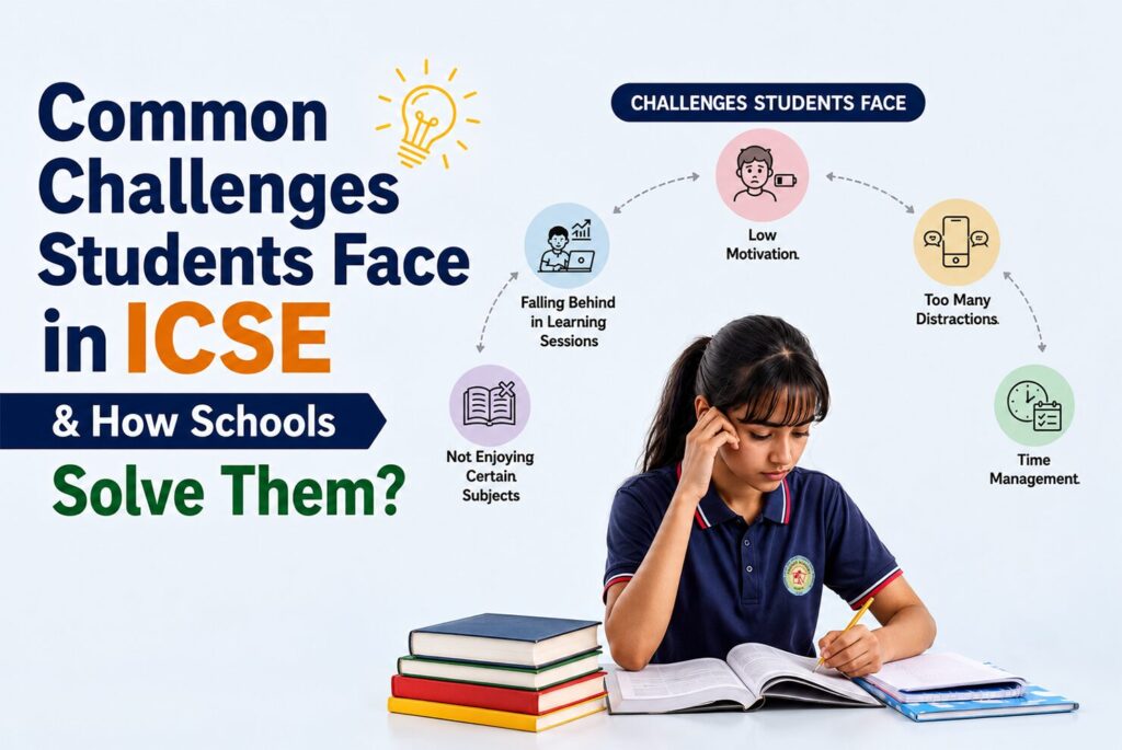 ICSE student challenges and school support solutions banner