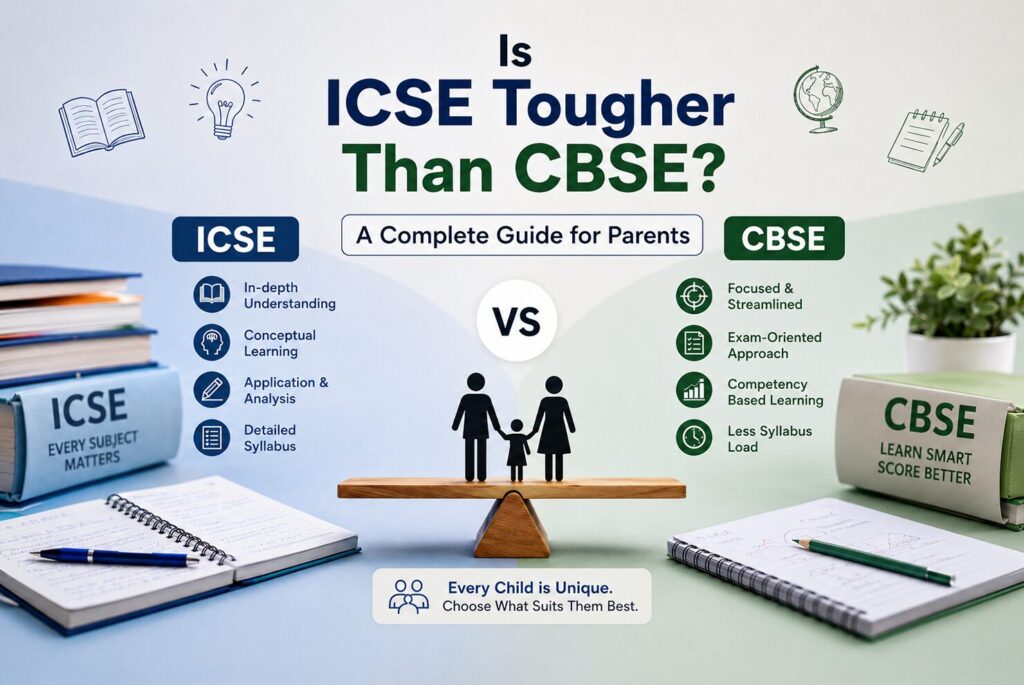 Is ICSE Tougher Than CBSE? Board comparison guide for parents